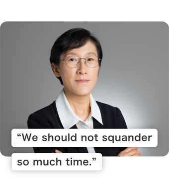 “We should not squander so much time.”