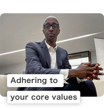 Adhering to your core values