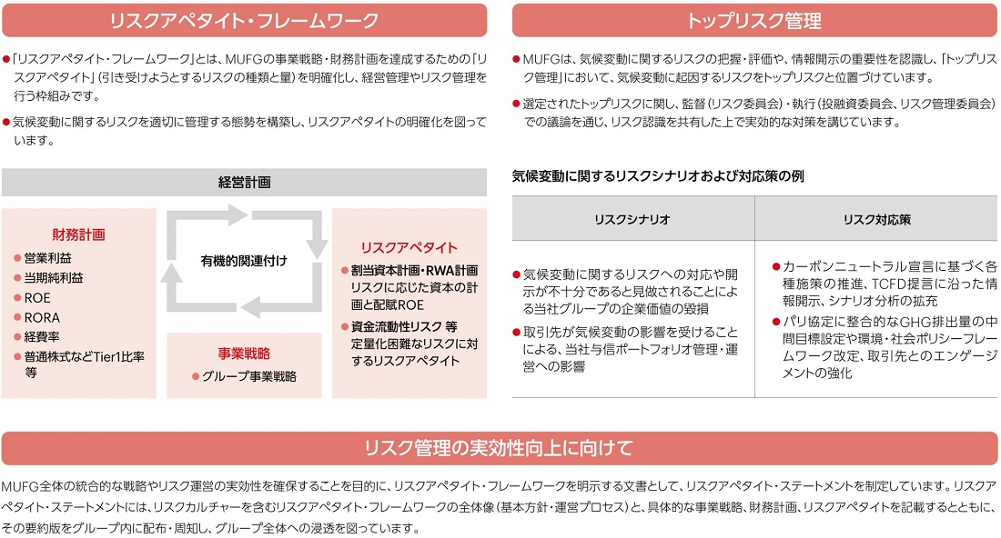 リスクアペタイト・フレームとトップリスク