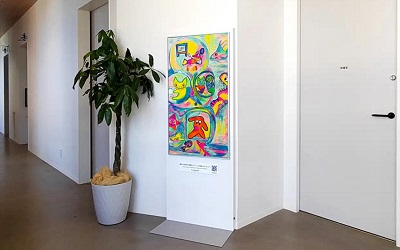 Installed in the office within MUFG PARK