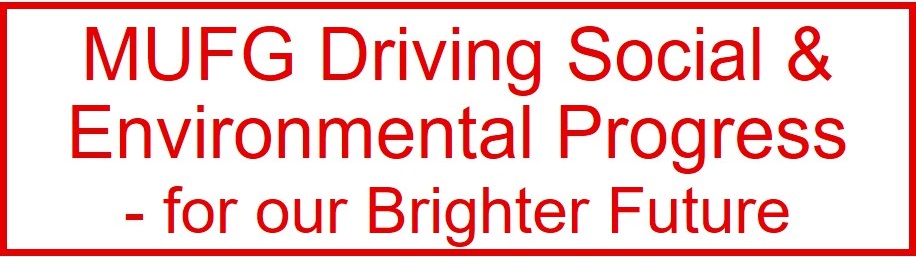 MUFG Driving Social & Environmental Progress - for our Brighter Future